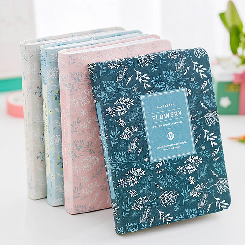 Korean Kawaii A6 Schedule Vintage Yearly Diary Weekly Monthly Daily Planner Flower Organizer Paper Notebook School Agenda Supply