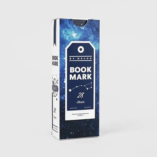 28 PCS/Pack Retro Bookmark For Students Colored Space Bookmark Paper Creative Stationery Tab For Books Office School Supplies