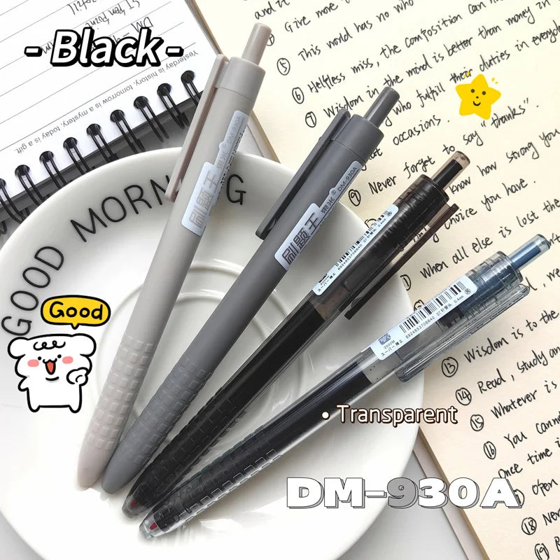 4PCS/Sets Grey Series Gel Pen